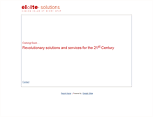 Tablet Screenshot of eloite.com
